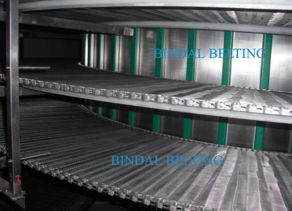 Spiral wire mesh conveyor belt