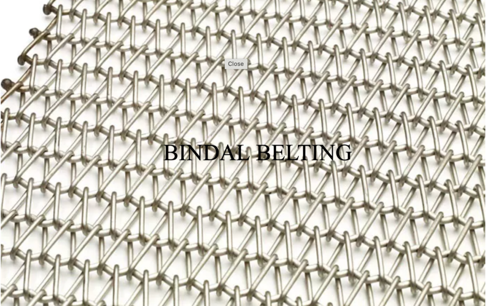 SS wire mesh balanced weave belt